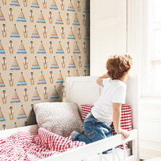 Teepee Wallpaper - Kids Decor