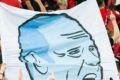 Supporter ban: A cropped section of the offending banner.