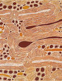 image: Ningura Napurrula Untitled 2006 (detail) National Gallery of Australia, Canberra Purchased 2009
Copyright the artist licensed by Aboriginal Artists Agency, 2009