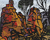 Margaret Preston Rocks in Roper River Valley N.T. 1953 National Gallery of Australia, Canberra © Margaret Preston, 1953. Licensed by VISCOPY, Sydney