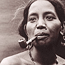 Detail: Eduardo Masferre 'Woman with her pipe. Butbut, Tinglayan, Kalinga' 1953 Collection of the National Gallery of Australia