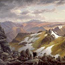 Detail: Eugene von Guérard, North-east view from the northern top of Mount Kosciusko 1863 National Gallery of Australia