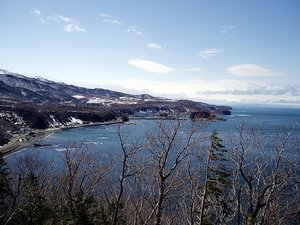 Utoro from Cape Piyuni,Hokkaidō