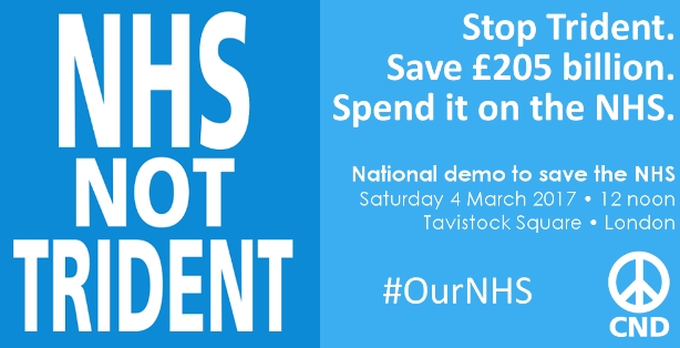 NHS not Trident