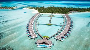 The overwater villas at Per Aquum Niyama, Maldives.