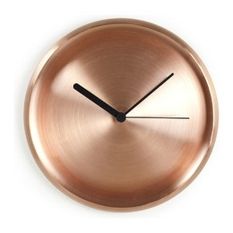  - Solid Copper Spun Copper Clock - Wall Clocks