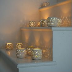  - Ceramic Tea Lights - Candle Holders & Candelabra