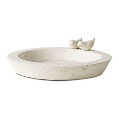  - Cream Bird Bath - Bird Baths