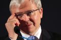 Calls for early intervention: Former prime minister Kevin Rudd has backed a justice target.