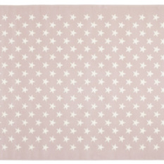Tapis 120x160 petites étoiles rose clair - Tapis de Décoration