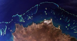 Part of Australia's Great Barrier Reef, one of many reefs that CORAL will study beginning this year.