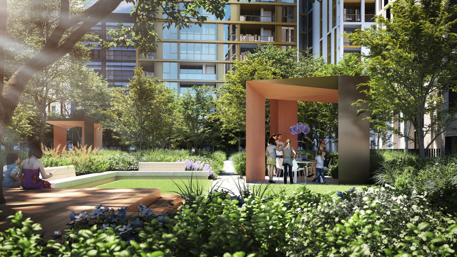 Mirvac has just unveiled its new development at Sydney Olympic Park, comprising of four BVN-designed apartment buildings.