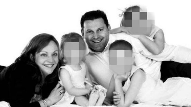 Allison and Gerard Baden-Clay, with their three children.