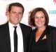 Karl Stefanovic and Cassandra Thorburn pictured in 2012.