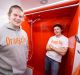 Orange Sky Laundry co-founders Lucas Patchett and Nicholas Marchesi.