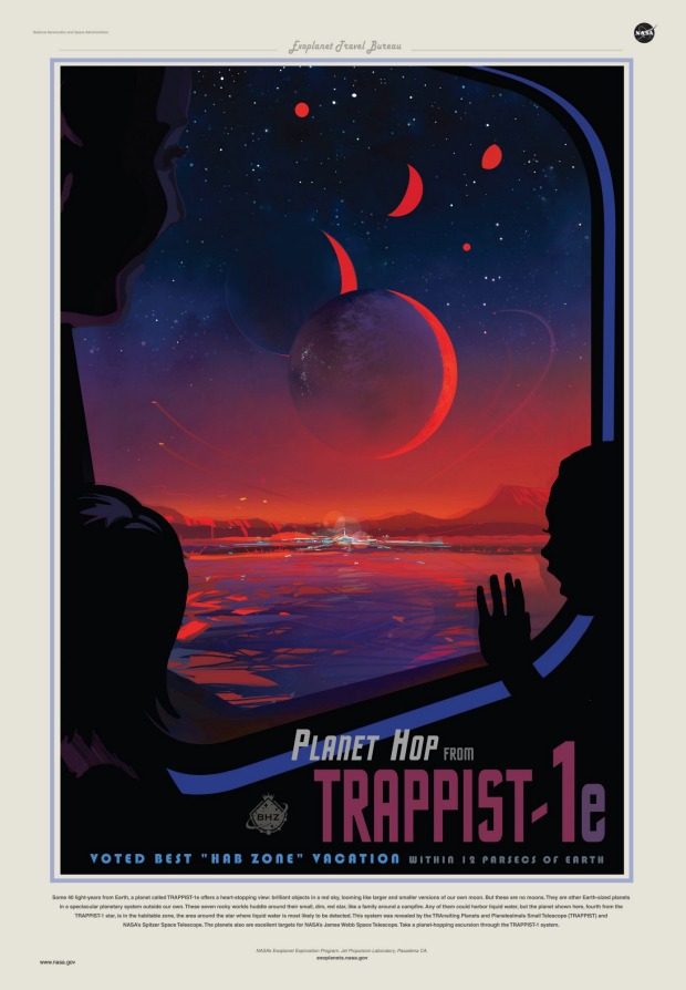 Take a planet-hopping excursion through the TRAPPIST-1 system, some 40 light-years from Earth.