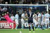 MELBOURNE, AUSTRALIA - FEBRUARY 24:  Brandon O'Neill (R) of Sydney FC scores their second goal during the round 21 ...