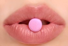 Lips with pill (triple j)