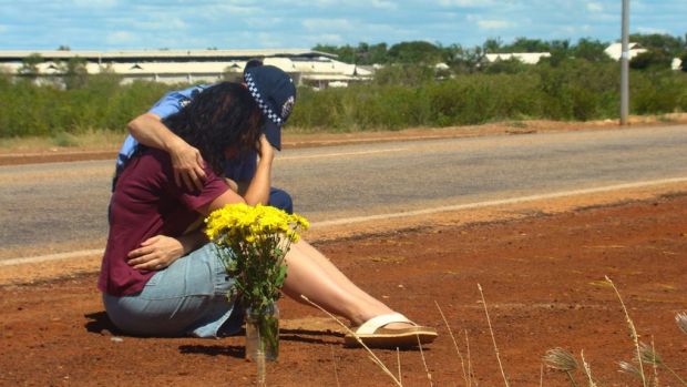 “The waves of grief come at me every day,” says Ingrid Bishop, pictured at the location where her son Josh’s body was ...