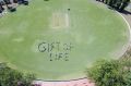 Canberra Grammar School students spell out "Gift of Life'' on the school oval on Friday to promote organ donation.