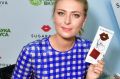 Nearing a return: Maria Sharapova attends the launch of her confectionery brand in Moscow last week.