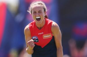 Daisy Pearce was pumped on the final siren.