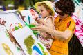 Sculpture Garden Sunday at the National Gallery of Australia inspires people of all ages to get creative.