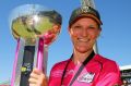 On fire: Sarah Aley led the Sydney Sixers to WBBL glory last month.