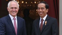 Prime Minister Malcolm Turnbull with Indonesian President Joko Widodo, who is driving a massive five-year infrastructure ...