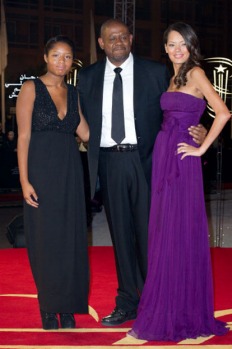 Actor Forest Whitaker is father to son Ocean and daughters Sonnet (shown here on right) and True.