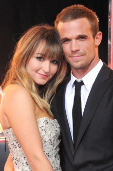 <i>Twilight</i> actor Cam Gigandet and his wife Dominique Geisendorff welcomed a daughter named Armie Heartly Gigandet ...