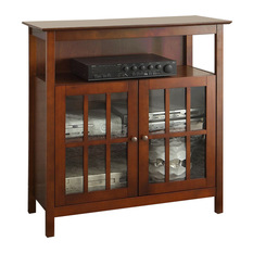 Convenience Concetps - Big Sur Highboy TV Stand, Cherry - Entertainment Centers And Tv Stands