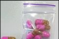 The drug is being sold in Canberra in pink and clear capsules, containing brown granular material.