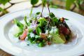 Centennial Hotel's pea and avocado salad. 