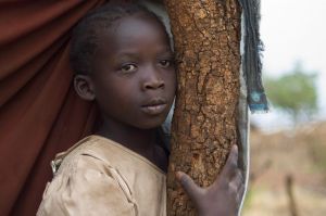 A South Sudanese refugee in Uganda. The continued flow of refugees is putting pressure on the many humanitarian ...