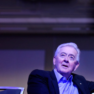 Preston Manning waits to speak at the opening of the Manning Centre conference, on Friday, Feb. 24, 2017 in Ottawa. (Justin Tang/CP)