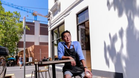 Two Birds Cafe owner Justin Lan says opening on weekends is hard for small business owners. 