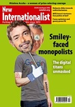 Cover of New Internationalist magazine - Smiley-faced monopolists