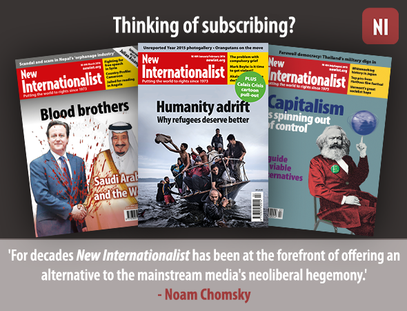 Thinking of subscribing to New Internationalist?