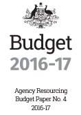 Budget Paper No. 4: Agency Resourcing