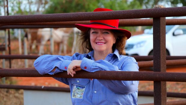 Australia's richest woman, Gina Rinehart.