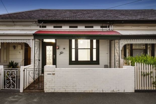 Four bidders pushed a run-down cottage at 32 Page Street, Albert Park, to $1.34 million.