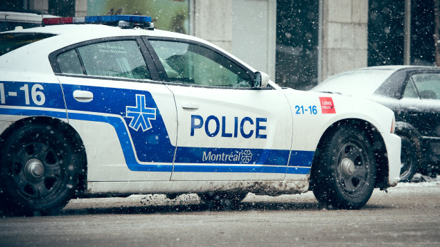 Une auto-patrouille du Service de police de la Ville de Montréal (SPVM).