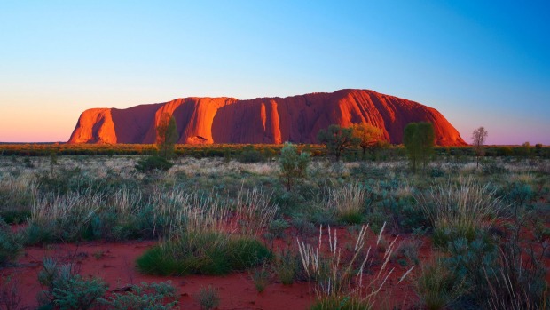 Uluru, the rock considered a 'church' by the Anangu people.