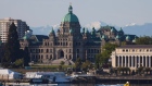 The British Legislature Building in Victoria, B.C.