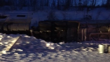 Truck rolled off the Ingraham Trail outside of Yellowknife