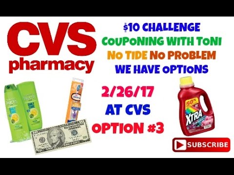 CVS $10 Challenge Breakdown #3 - 2/26/17 | No Tide No Problem ~ We have OPTIONS