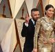 Justin Timberlake, left, and Jessica Biel arrive at the Oscars on Sunday, Feb. 26, 2017, at the Dolby Theatre in Los ...