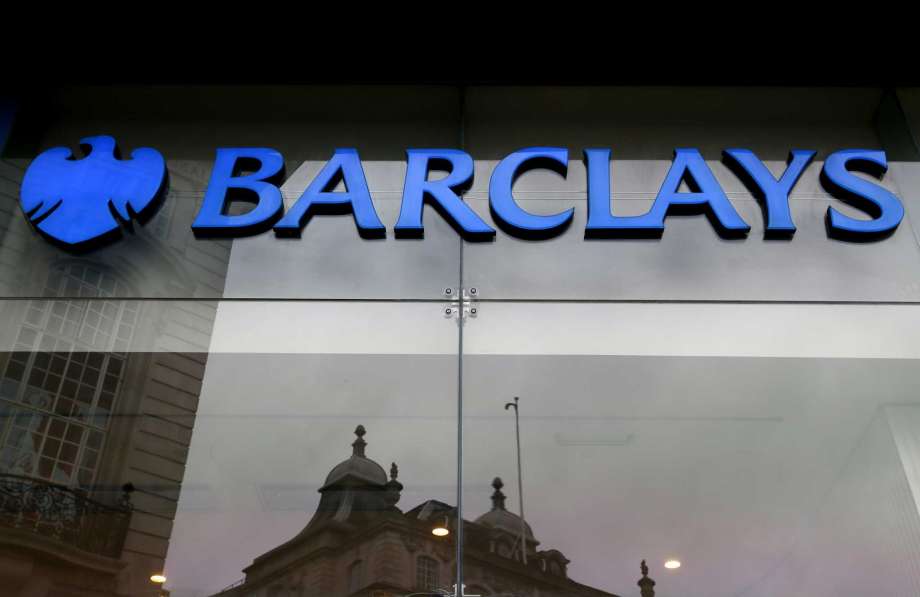 FILE -  This is a Tuesday, March 1, 2016 file photo of the sign on a branch of Barclays Bank in London. Barclays Group said Thursday Feb. 23, 2017, that it will complete its restructuring six months earlier than planned as it sheds risky assets and focuses on consumer, corporate and investment banking in New York and London. Photo: Kirsty Wigglesworth, AP / Copyright 2017 The Associated Press. All rights reserved.