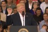 Trump holds first rally as US President